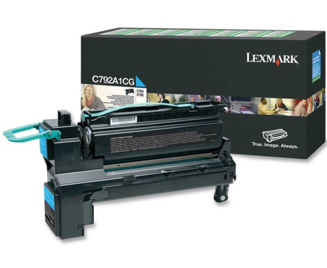 Lexmark C792A1CG - Mavi Toner